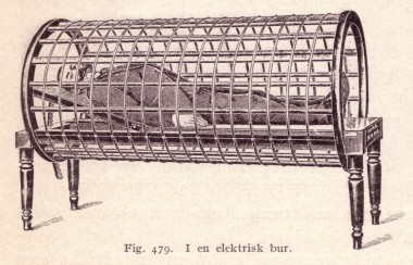 Elektrisk bur, från 'Elektriciteten', Andreen / Holst, 1907.